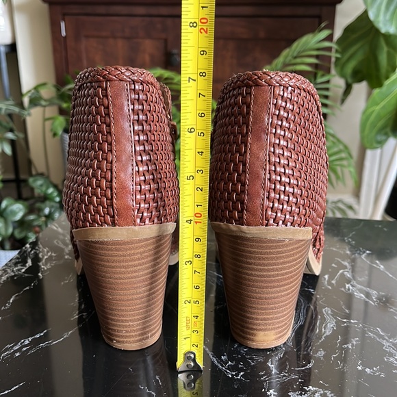 🤎❤️👢Vintage Women’s ESPRIT Woven Cognac Kelsie Boots-8.5 - Picture 11 of 16